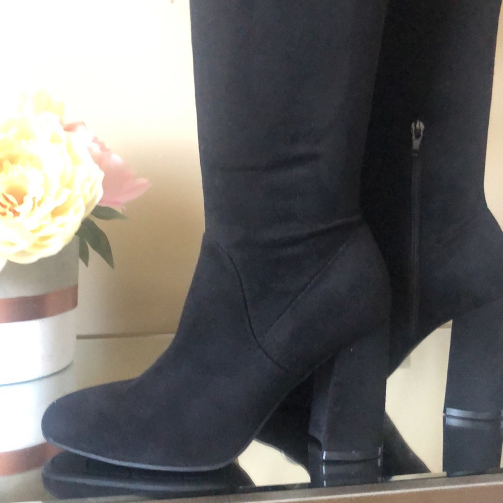 UNISA 3.5” Heel Black Over the Knee Boots - Picture 4 of 16